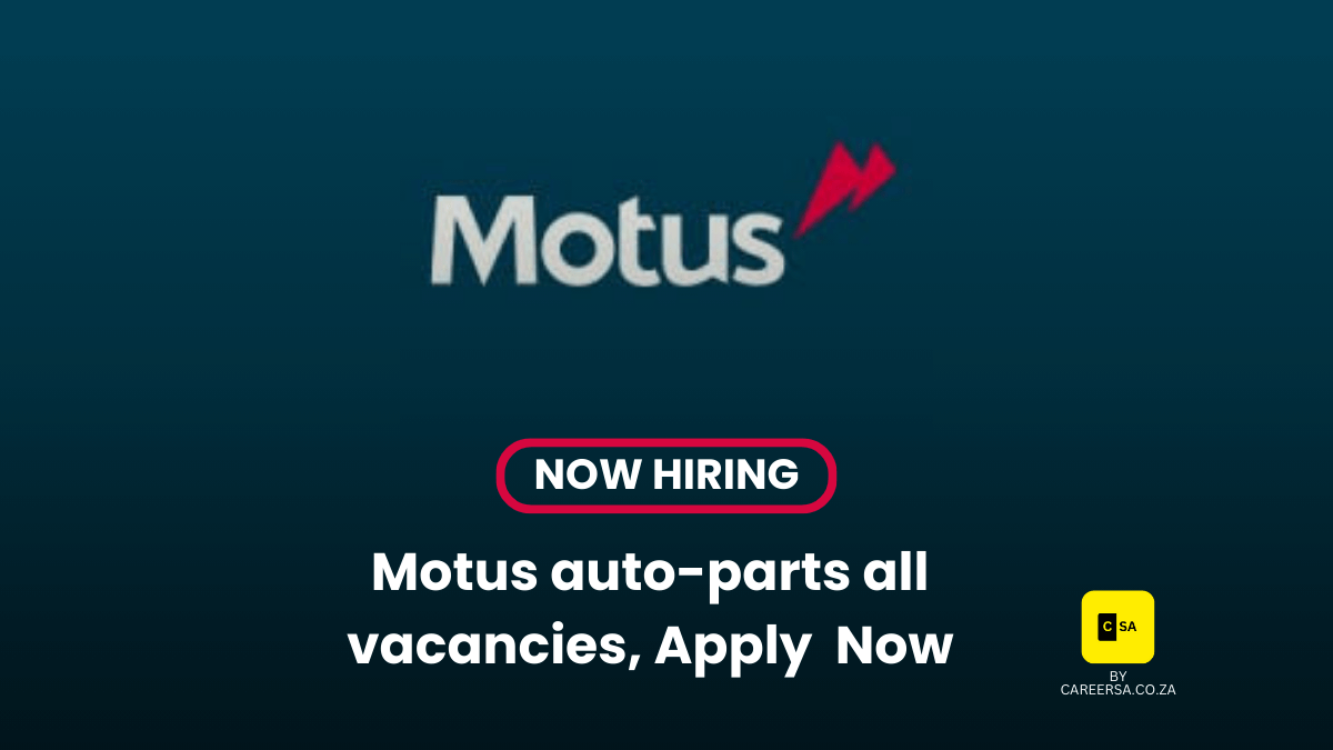 motus aftermarket brought to you by careersa.co.za